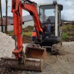 Pásový bager Kubota 2,7 t s obsluhou